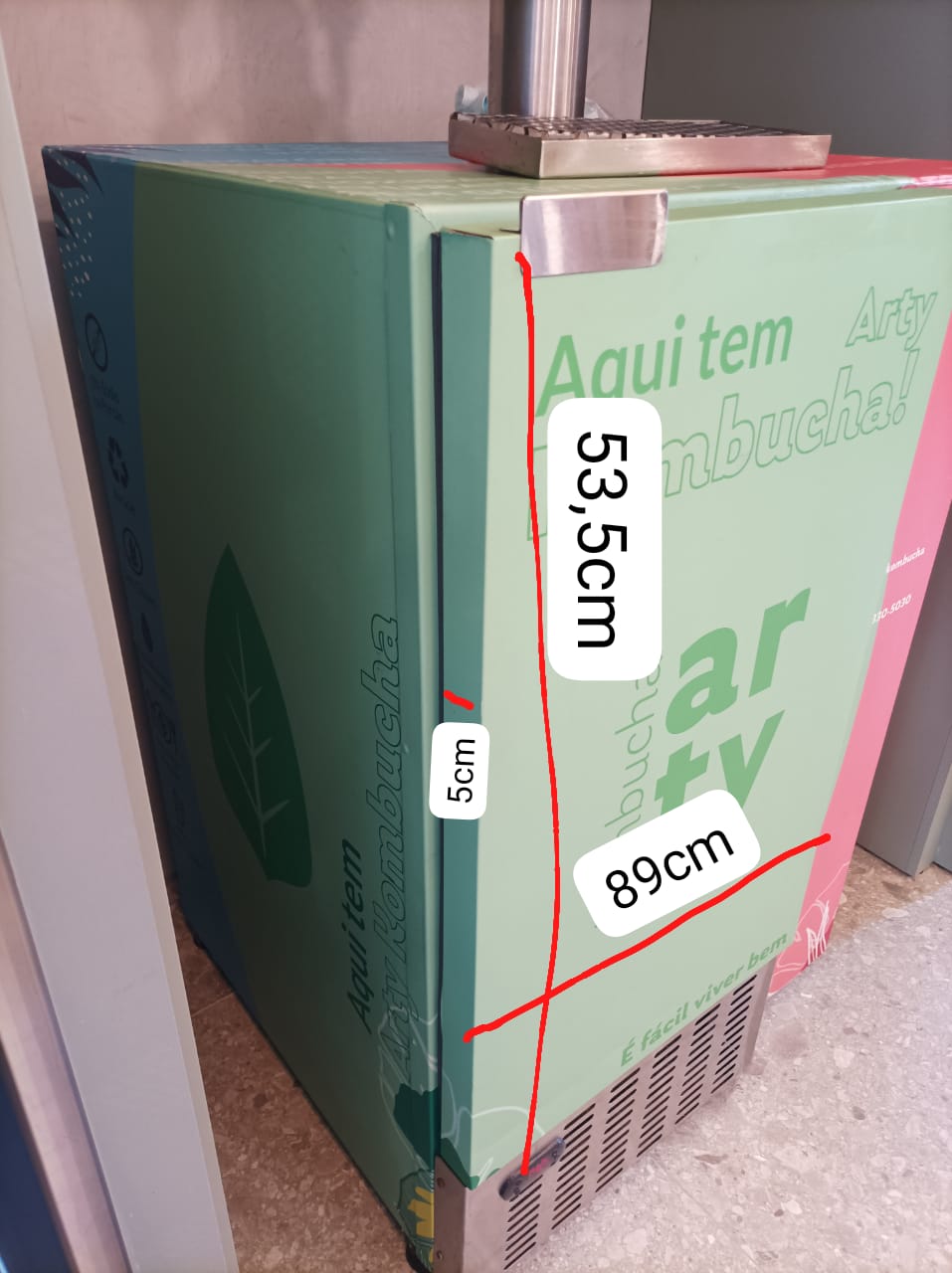 Estação refrigerada 3 vias para chope, cerveja ou kombucha — completa — foto 2 de 5